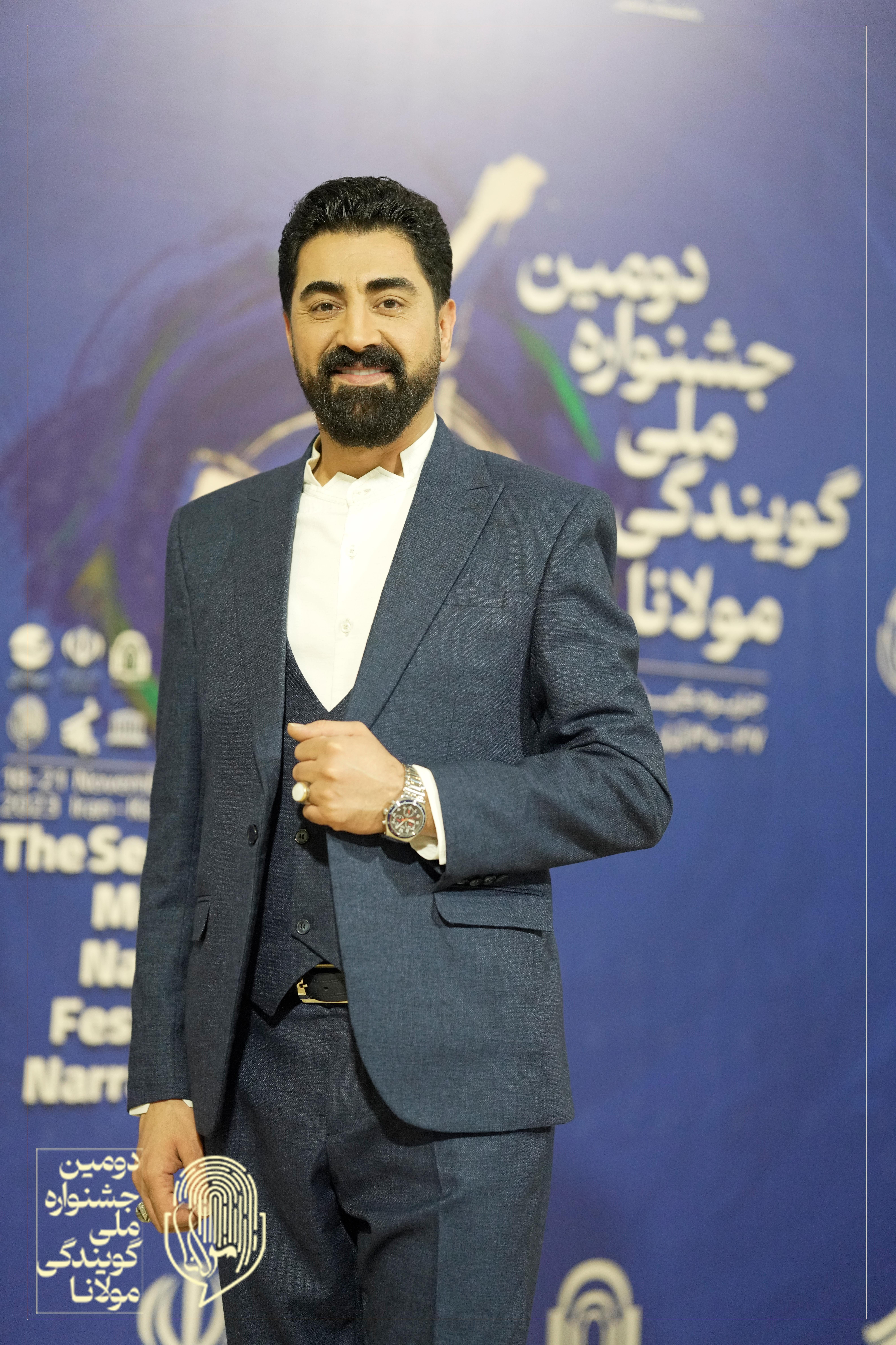 محمدرضا علیمردانی در نمایی از اختتامیه دومین جشنواره ملی مولانا